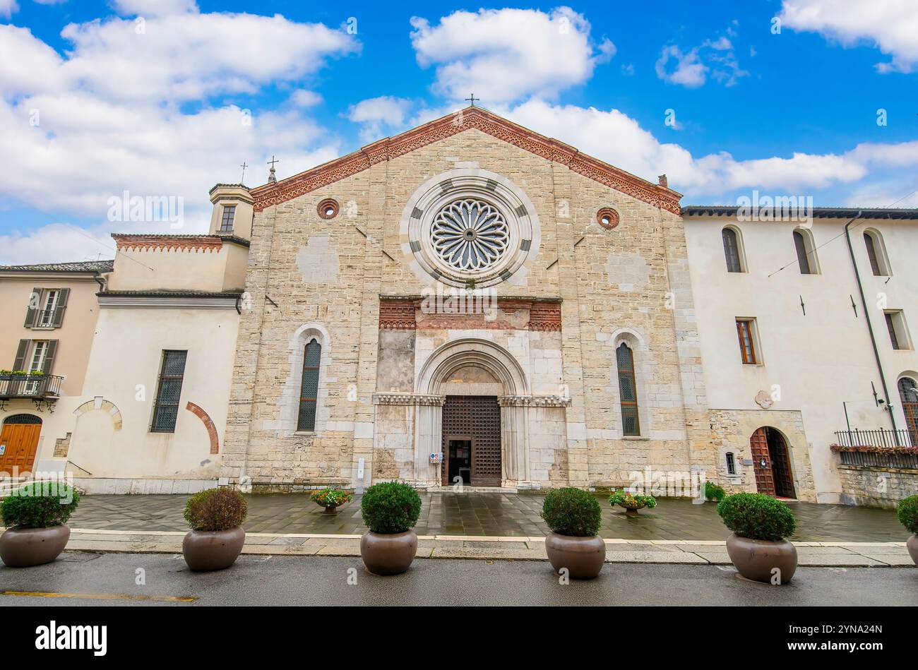 Die Kirche San Francesco d`Assisi in Brescia, Italien Stockfoto